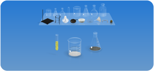 Chemist 实验区与器皿
